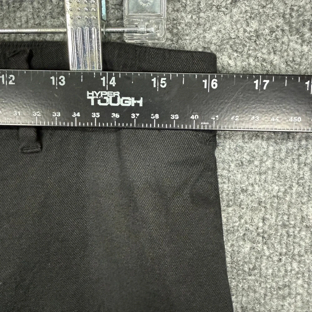 J Jill Pants Womens‎ 10 Tall Black Linen Blend Stretch Straight Leg Crop Beach